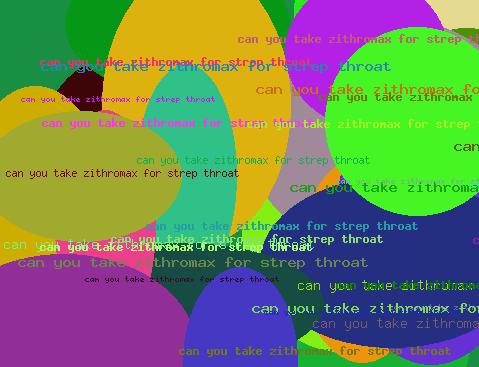 can you take zithromax for strep throat